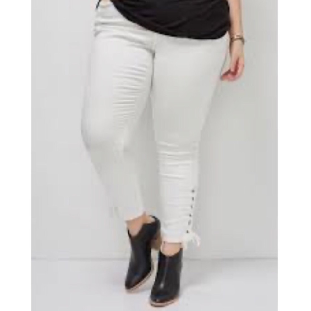 Lane Bryant -6th and Lane cropped Skinny Jean